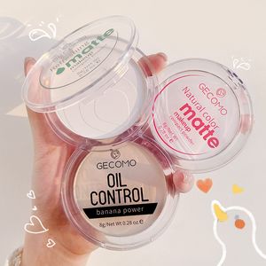 Gezicht make-up banaan poeder natuurlijke concealer setting losse poeder olie controle gladde huid langdurige waterdicht