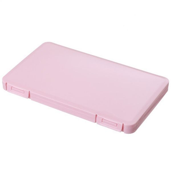 Masque facial Dossier Étui de rangement Bouche Masque Clip Storager Solide Couleur Plastique Étanche À La Poussière Étanche À L'humidité Pliant Organisateur De Protection DH4900