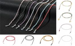 Gezichtsmaskerkoord met clips Brillenhalsketting Band Maskershouder met kralen Antislip AntiLost Maskerketting voor unisex 16 stijlen X6535827537