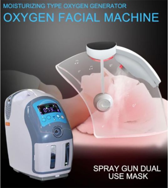 Masque facial Peel soins de la peau acné masque à oxygène hyperbare Machine de beauté masque à oxygène hydrogène Machine H2O2 Machine à bulles