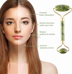 Face Massager 2024 Nuevo juego de masaje de piedra de jade anti -envejecimiento Gua Sha Rose Quartz Jade Roller Facial Energy Facial Slimming Tool 240409