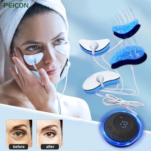 Gezicht Massager 48PCS EMS Huidige Spierstimulator Lifting Elektronische Puls Eye Lift Huidverstrakking AntiRimpel 230804