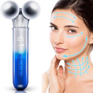 Masseur de visage 5D microcourant rouleau Vibration Lift V beauté outil de soins de la peau pour Massage anti-âge 230823