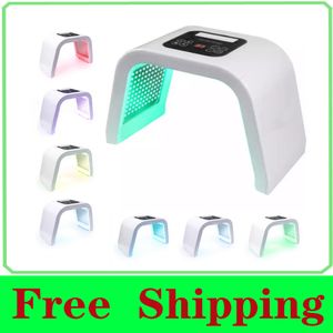 Gezichtsmassager 7-kleuren PDT LED-masker potherapie-apparaat Huidverstevigende machine Huidregeneratie pon-apparaat Zwarte vlekverwijderaar 230710