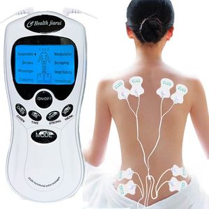 Masseur pour le visage Masseur pour le cou à 8 modes Dos électrique TENS Douleur au pied Masseur pour le corps Électro thérapie musculaire Stimulateur Outil de massage Électrostimulateur 230718