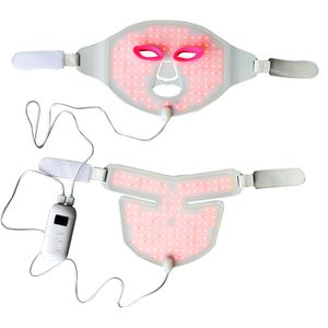 Masajeador facial Llegada Terapia de luz LED roja Infrarrojos Máscara suave flexible Silicona 7 colores Anti envejecimiento Avanzado Pon 230831