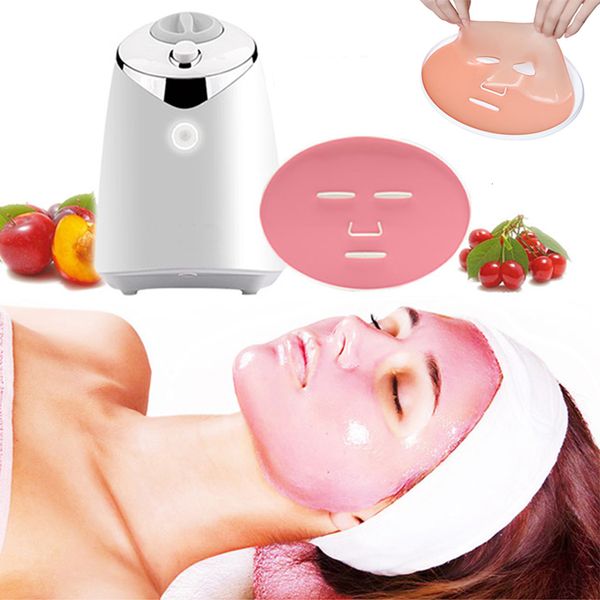 Fache Massager Automatic Mask Maker Machine Beauty Diy Fruit Vegetable Mask Tabletas de colágeno para el rejuvenecimiento de blanqueamiento Cuidado de la piel 230814