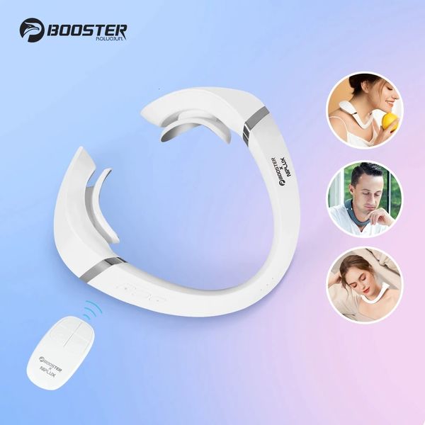 Masajeador facial Booster Pulso eléctrico Cuello para aliviar el dolor Cuidado de la salud Inalámbrico Tejido profundo Tens Aparato de masaje muscular 230520