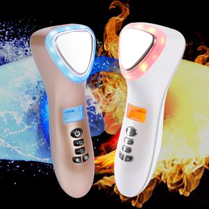 Gezicht Massager Cryotherapie Koeling Verwarming Trillingen Ijs Kompres Huid Koeler Koude Hamer Kalmerende Wallen Oedeem Remover 230804