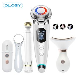 Visage Masseur EMS Peau Radio Fréquence Eye Lifting Machine Serrage Rajeunissement Dispositif Cou Minceur Masseur Machine Rides Remova 230211