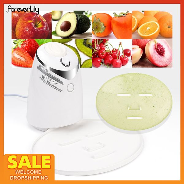 Masajeador facial Máquina para hacer mascarillas Tratamiento DIY Fruta automática Colágeno vegetal natural Uso en el hogar Salón de belleza SPA Cuidado Eng Voice 230526