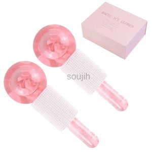 Face Massager Facial Ice Globes Cryo Facial Roller voor hete koude gezichtsmassage Face Tifting Anti Aging Massager Beauty Spa Skin Care Tools 240409