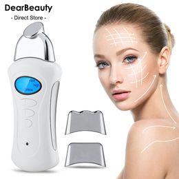 Masseur de visage Galvanic Spa Nu Electroporator Handheld Skin Tightening Lift Microcurrent Current Device Care Machine 230613