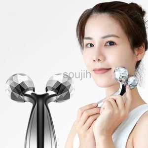 Gezichtsmassager Hoogwaardige gezichtsschoonheid Dikkere 3D Roller Massager Skin Firming Thin Face 360 Roteerbare rimpelverwijderingen Relax Massage 240409