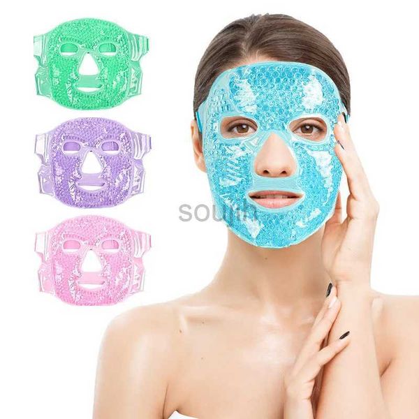 Masseur de visage sac à glace sac glacé gel perle faciale masque de soins masque glace masque chaud et froid masque de refroidissement de la peau de la peau