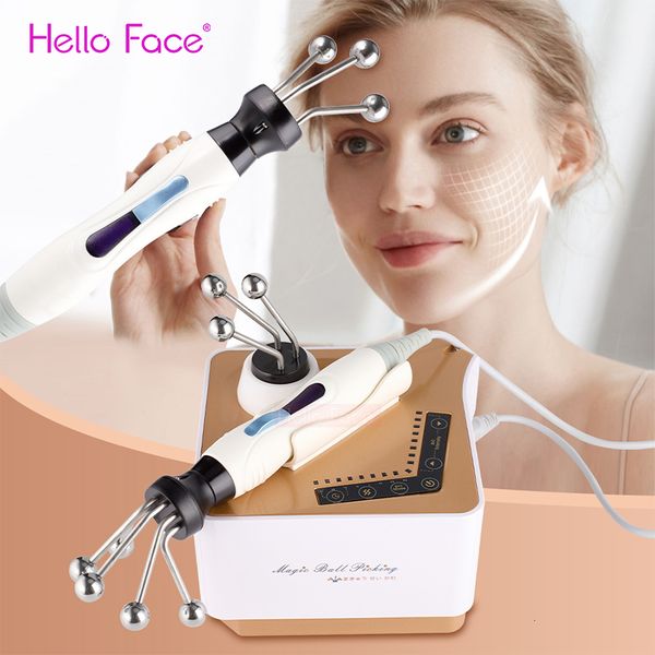 Face Massager Japan Microcurrent Machine Magic Ball Rfand Bio Technology for Lift Anti envejecimiento El cuidado de la piel de las arrugas Massagers 230720