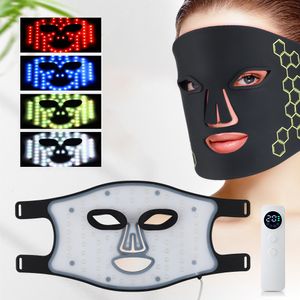 Masseur de visage LED Pon Masque de beauté Instrument USB Masque électronique IPL Rajeunissement de la peau Alléger Anti-Agin Rides Removel Soins du visage 230826