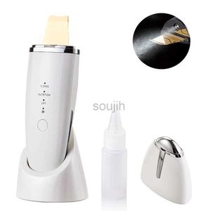 Masseur de visage Lessen Ultrasonic Skin Scurbber Remover Blackhead Remover Face Cleaner Massageur Pore Deep Care Device sonic Peeling For Facial Wash 240409