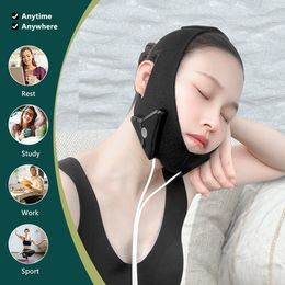 Face Massager Lift Band Elektrische USB -plug in Elastische leeftijd Relaxatie Vorm Lift Verminder Dubbele kin Dunning Tool 230214