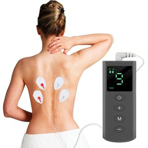 Masseur de visage Basse fréquence Masseur de cou arrière TENS Stimulateur musculaire électrique pour le soulagement de la douleur corporelle Électrodes de physiothérapie Pads 230617
