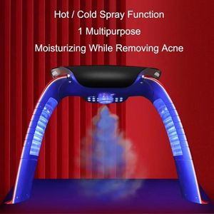 Masseur de visage PDT Spray froid coloré Pon oxygène hydratant masque LED rajeunissement de la peau dispositif de beauté Machine à oxygène 230817