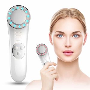 Gezicht Massager Draagbare Ems Ultrasound Wave Massage Apparaat Lift Huid Verbeteren Roller Tool Verjonging Diep Schoon 230612