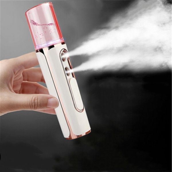 Masseur de visage Portable Nano Spray Mist Handy Steamer USB Rechargeable Hydratant Hydratant Pulvérisateur Dispositif Beauté Instrume 231024