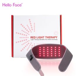 Masajeador facial Terapia de luz infrarroja roja para cuello 90 PCS 660nm LED y 850nm Alivio de fatiga por infrarrojo cercano 230828