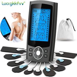 Gezichtsmassageapparaat Tientallen spierstimulator 36 modus Elektrische EMS Acupunctuur Lichaamsmassage Digitale therapie Afslankmachine Elektrostimulator 230109