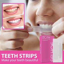 Gezicht Massager Tooth Whitening Strips Droge Tandpasta Bleken Kleverige Gel Tanden Whitener Hoge Elastische Mondverzorging 230621