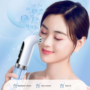 Masseur de visage USB Blackhead Meter 400mAh Aspirateur électrique Blackhead Acne Pore Cleaner Cycle de l'eau Peau Nettoyage en profondeur Outils de soins de beauté 230411