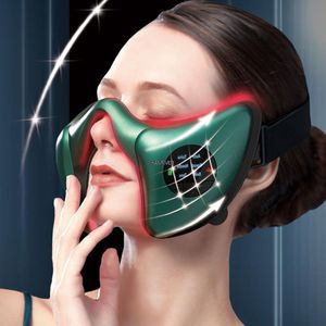 Masseur de visage Masseur en forme de V Lifting Masque d'instrument de beauté lifting pour le visage Femmes Jaw Exerciseur Produits de beauté 9 Fonctions 230818