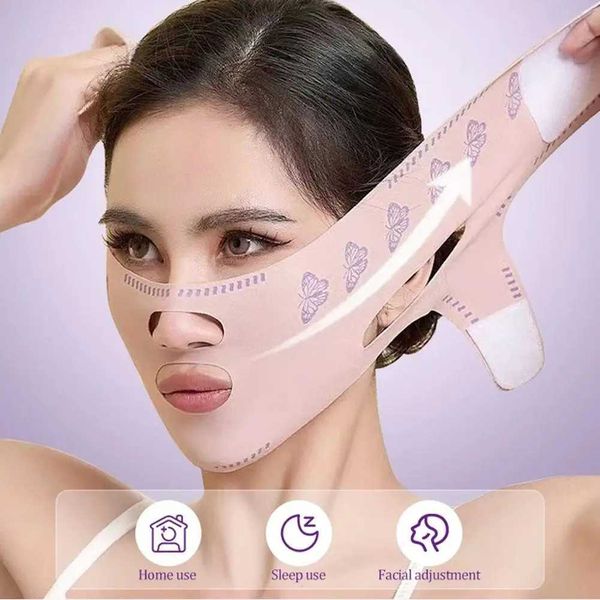 Masseur du visage V Shaper Facial Slimming Bandage relaxation Forme de la ceinture Réduction de la ceinture Double Chin Massage Massage Hot Sale 240410