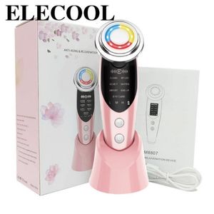 Face Massager Vibration Wrinkle verwijdering Nourish Antiaged Antiaged LED Microcurrent Skin Rejuvenation Apparatus Care Beauty Device 230612