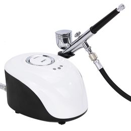 Face Massager Water Zuurstofinjector Machine Steamcompressor Airbrush Makeup Tattoo Cake Nail Art Design Graffiti Tool 230217