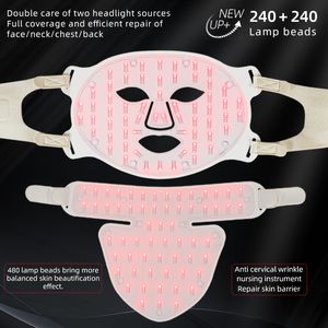 Gezichtsmassager met aangepaste siliconenogen masker 7 kleurrijk licht huid schoonheid led masker 230822