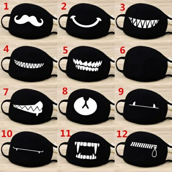 Masque buccal unisexe, 12 styles, Camouflage, moufle buccal, respirateur unisexe, stop la Pollution de l'air, joli masque en coton, dessin animé