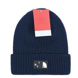 Face North Gorros para mujer Diseñador de lujo Sombreros Marca Headwears Cashmere Punto grueso Hombres Cara Cap Tendencia Explosión Gorro de lana Sombrero Mujeres Todos toman cálido bordado a6