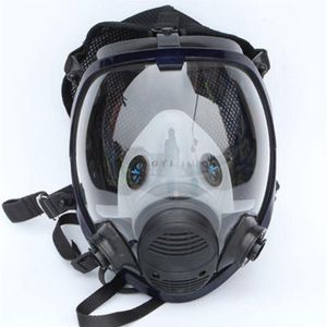 Gezichtsstuk Ademhalingsset Volgelaatsgasmasker voor verfspray Pesticide Brandbeveiliging1292F