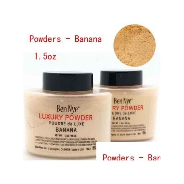 Poudre pour le visage Ben Nye Luxe 42G 1,5 Oz Naturel Lâche Imperméable Nutritif Banane Égayer Longue Durée Livraison Santé Beauté Mak Dhvpu