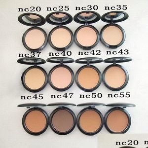 Face Powder Face Powder Makeup Nc Nw Press Poudre Designer Make Up Compact Plus Foundation Natural Whitening Firm Brighten Contour Pow Dhj5M