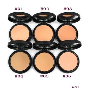 Face Powder Makeup Plus Foundation Contour Press Poudre Puff voor vrouwen bleken firma Verlichte concealer natuurlijke mattifying make -up dhx9h