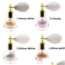 Face Powder Mineral Specar Flash Spray met airbag 4 kleuren glinsterende facil en body los poeders contour make -up private label cosmet dhoq2