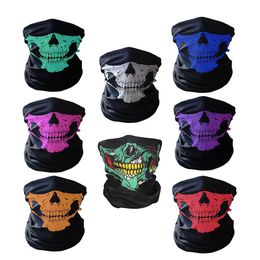 Tactique Ghost Skull Mask Protection Airsoft Paintball Shooting Gear Half Face Screen Printing Airsoft