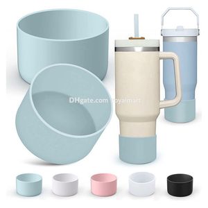 Funda protectora de la parte inferior de la taza de 12-40 oz para tazas, accesorios, bota protectora de silicona para vaso