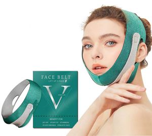 Gezichtsafslankband Dubbele kinverkleiner V-lijn gezichtsliftriem voor het verbeteren van de slappe huid Antirimpel en verstevigende huid2390766