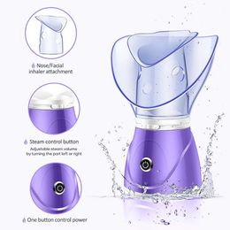 Face Steamer Deep Cleanser Mist Steam Sprayer Spa Skin Vaporizer Bevorder de bloedcirculatie 240226