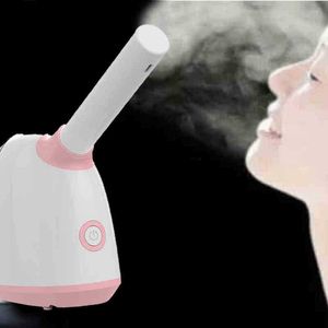 Face Steamer Hot and Cold Spray Nano Facial Anti Acne Skin Mouisture Lighten Home Spa Beauty Machine Sauna 220516