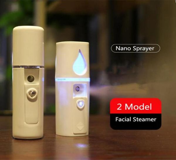 Face Steamer Portable Nano Face pulvérisateur Humidificateur Mist atomisation Hydrating pulprower USB Charge Facial Skin Care Beauty Inst3846430