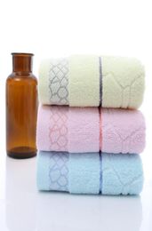 Face Serviette d'eau cube serviette coton coton cadeau de lavage bleu crème rose rose textile sec rapidement 8368859